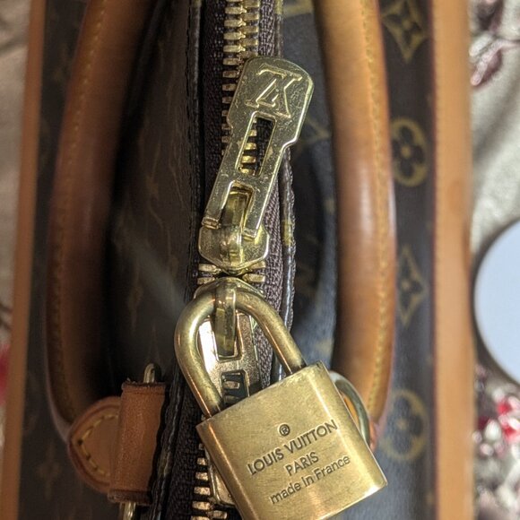 Louis Vuitton Alma PM Monogram Canvas Leather Hand Bag Authentic Vintage - Picture 10 of 16